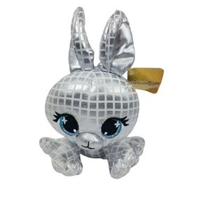 Plushes Pets‎ Silver Disco Bunny Rabbit Plush Stuffed Animal Toy Cute Gift